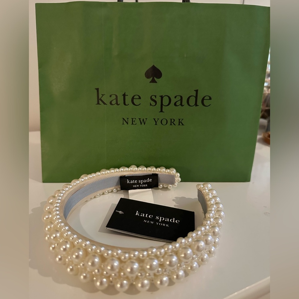 Kate Spade Cream Pearl Hair Accessory